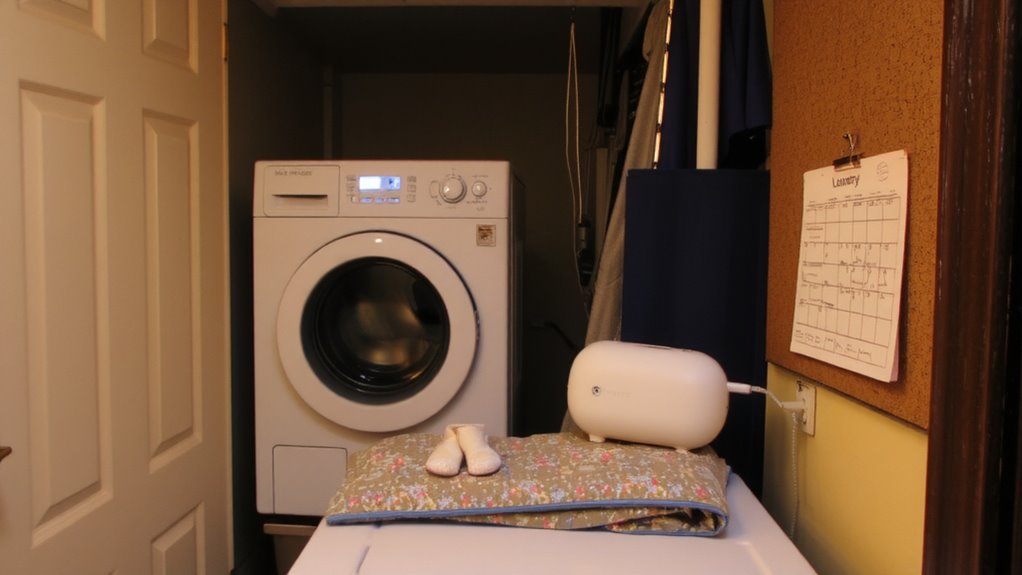 use quiet washer settings
