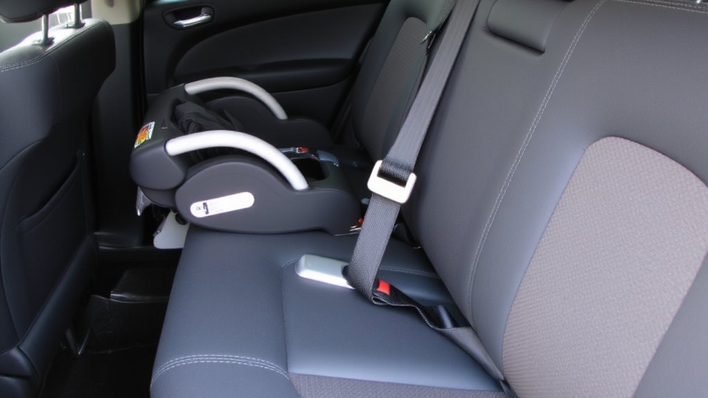 use seat belt for center install