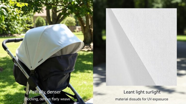 uv protection ratings guide stroller sunshade fabric choices