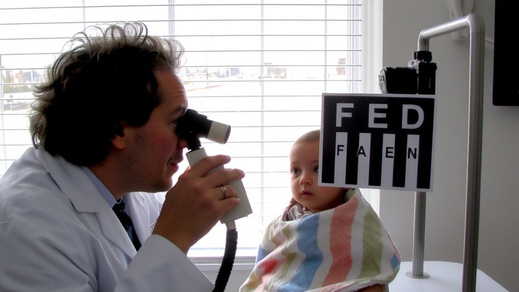 vision screening at six months