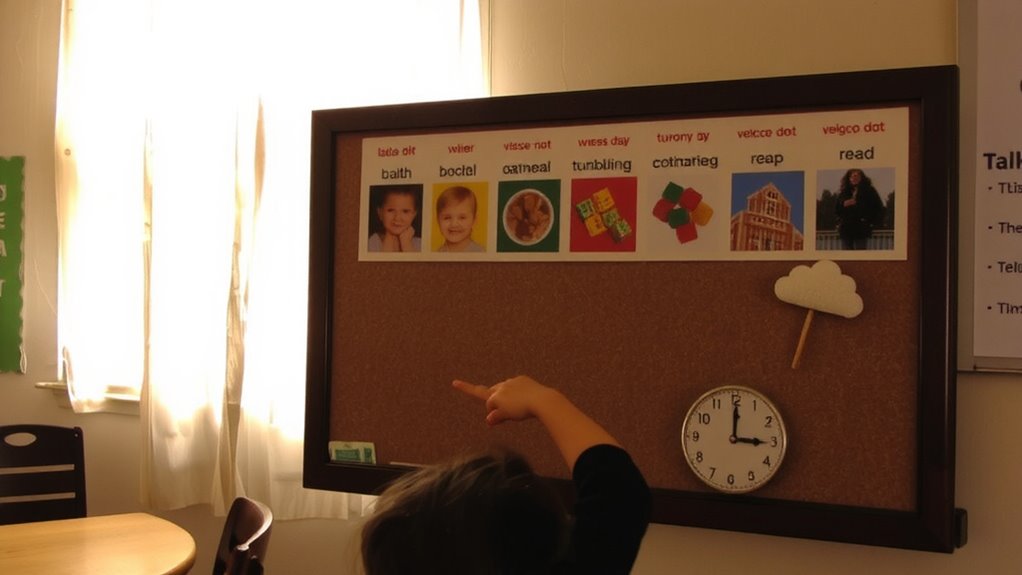 visual schedules help kids understand time
