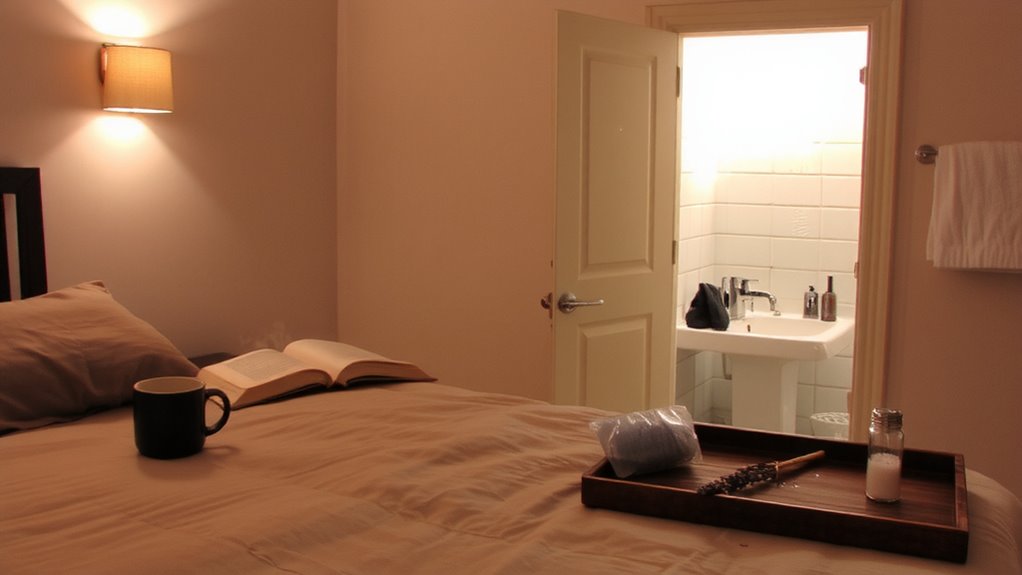 warm bath early bed