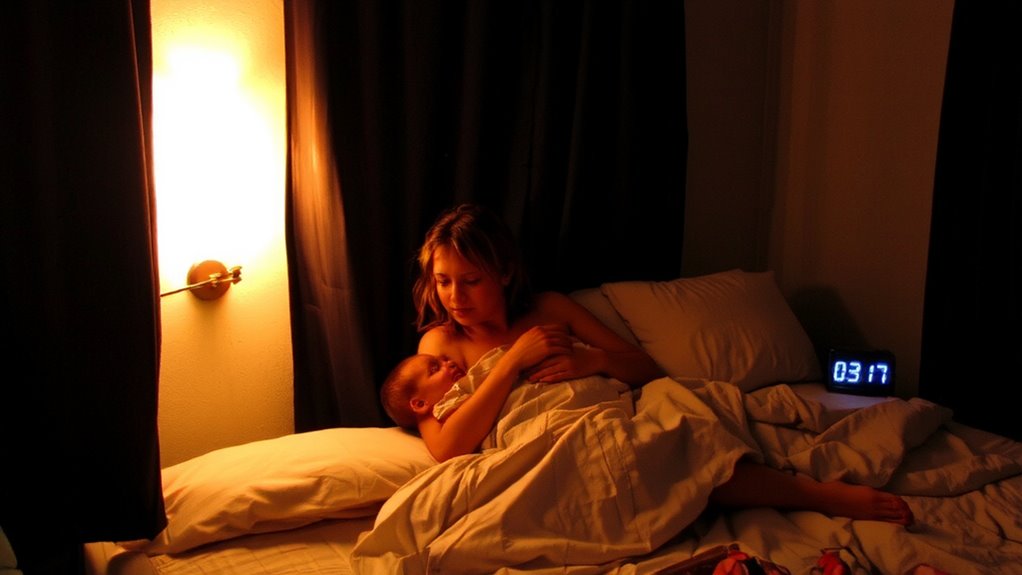 warm dim lighting for sleep