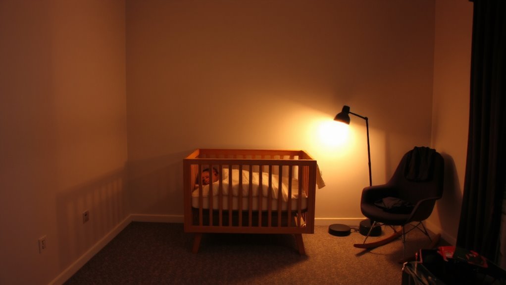 warm dim low angled