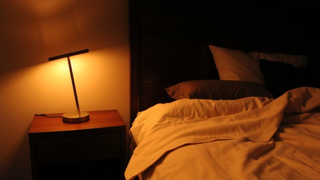 warm dimmable bedside lighting