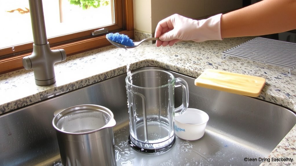 wash immediately sanitize thoroughly