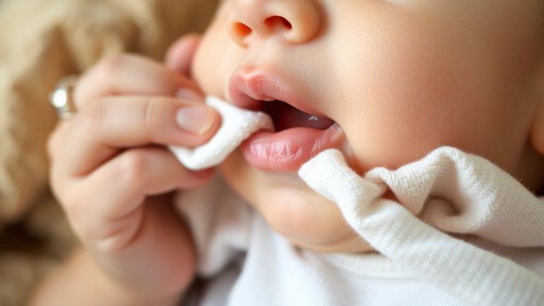 wipe gums gently daily